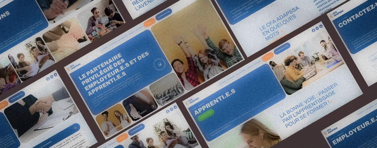 Refonte du site web du CFA ADAPSSA à Bergerac