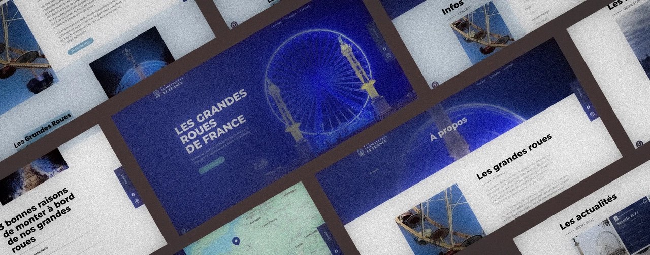 Création du site Les Grandes Roues de France