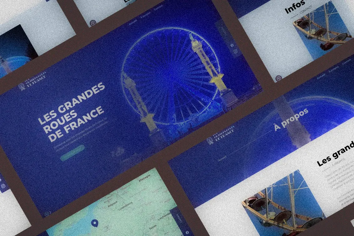 Création du site Les Grandes Roues de France